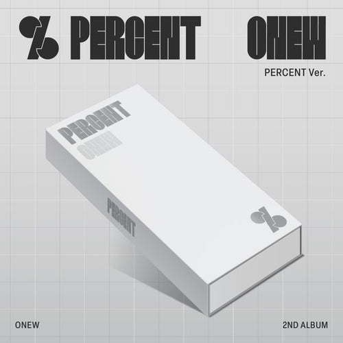 SHINee ONEW - PERCENT 2nd Album Percent Ver