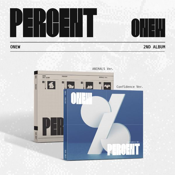 SHINee ONEW - PERCENT 2nd Album Digipack Ver