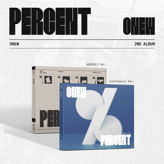 SHINee ONEW - PERCENT 2nd Album Digipack Ver