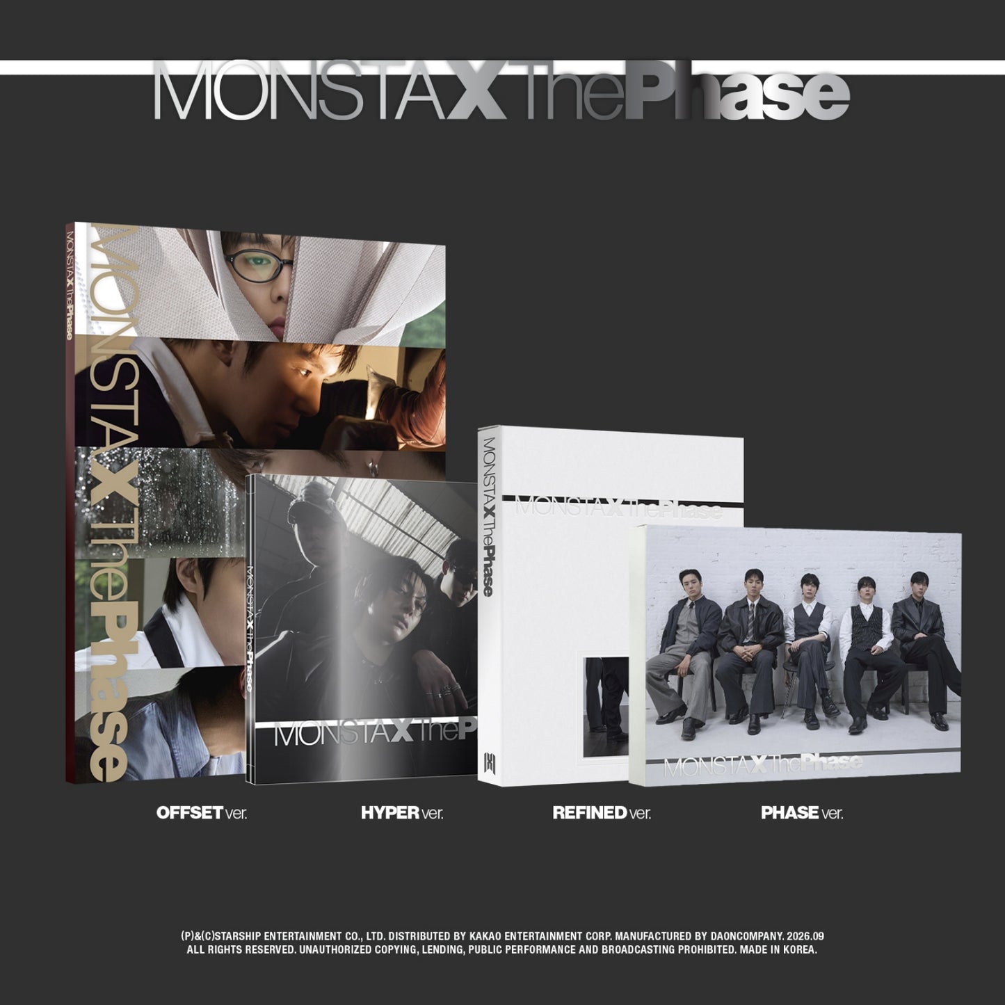 MONSTA X - THE PHASE EP Album