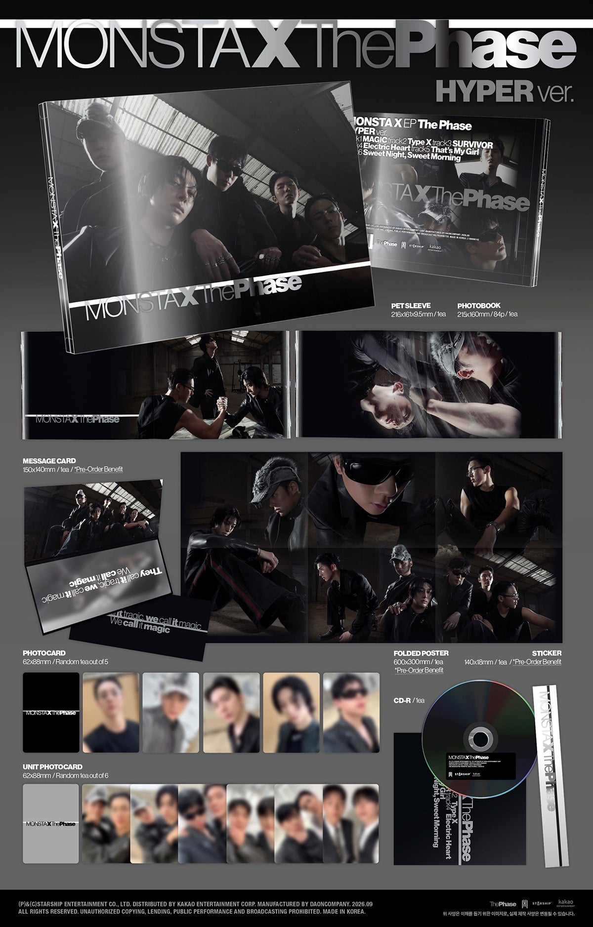 MONSTA X - THE PHASE EP Album