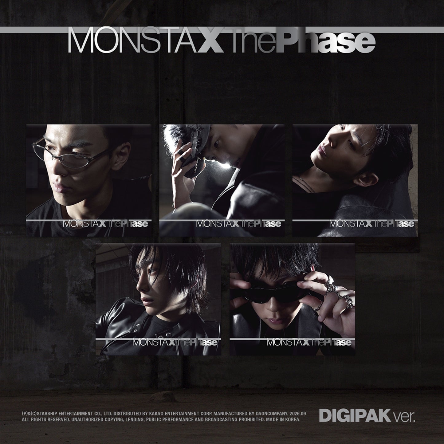 MONSTA X - THE PHASE EP Album DIGIPACK Ver