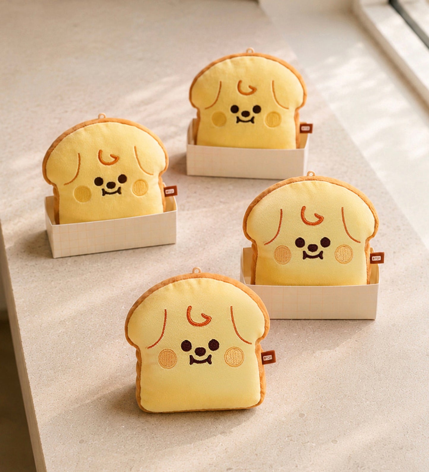 BT21 Official BAKERY Face Doll Keyring