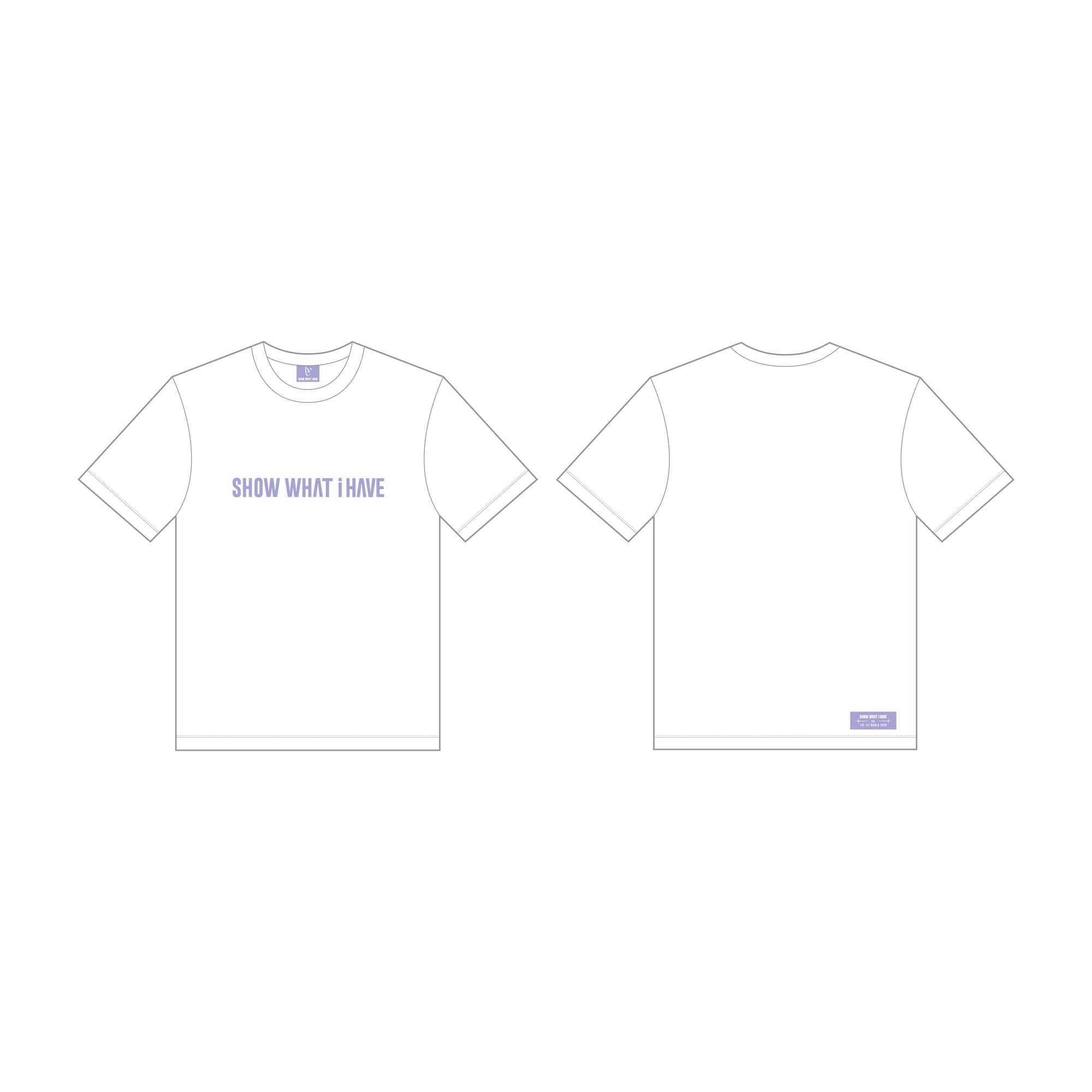 Kpop 아이브 1ST World Tour T-SHIRT SHOW WHAT I HAVE Tshirt