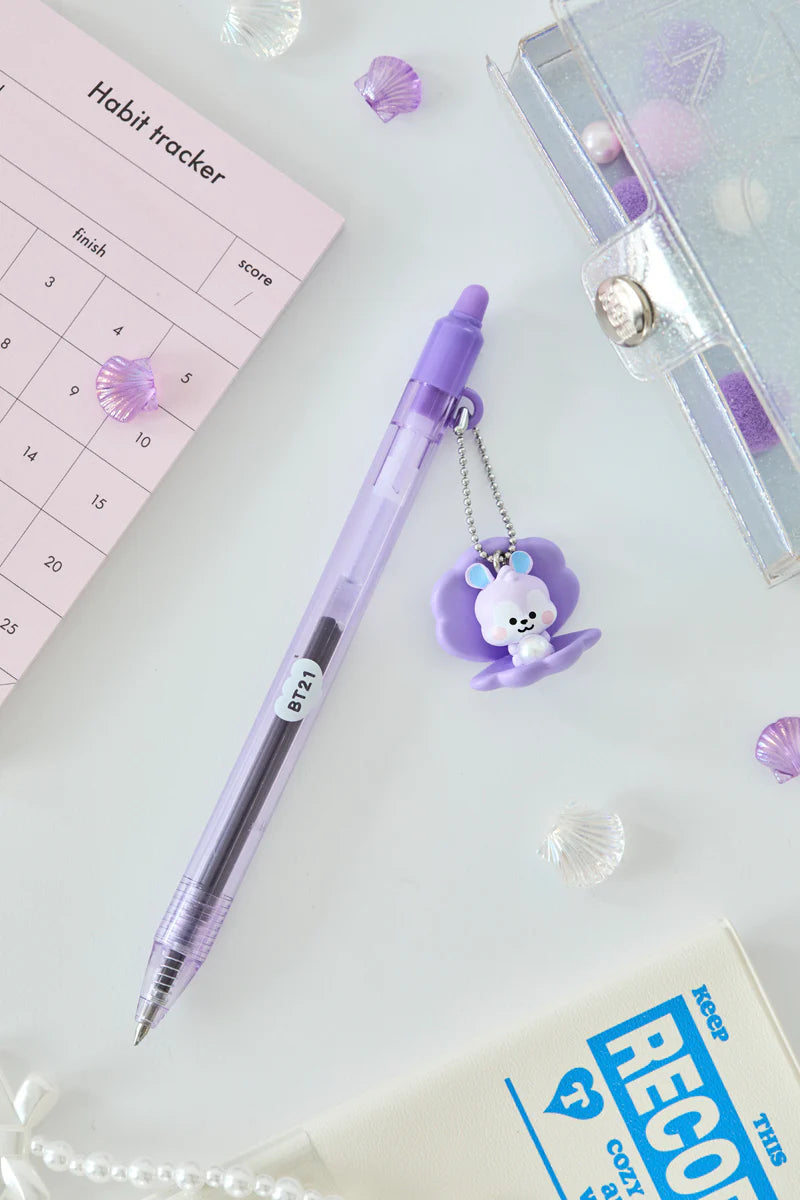 BT21 BABY JAPAN Official PEARL Purple Ballpoint Pen