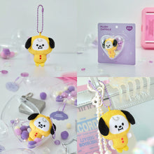 BT21 BABY JAPAN Official PEARL Plush Heart Case Keyring