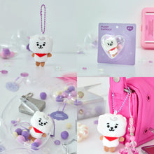 BT21 BABY JAPAN Official PEARL Plush Heart Case Keyring