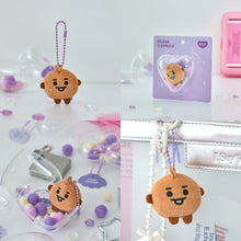 BT21 BABY JAPAN Official PEARL Plush Heart Case Keyring