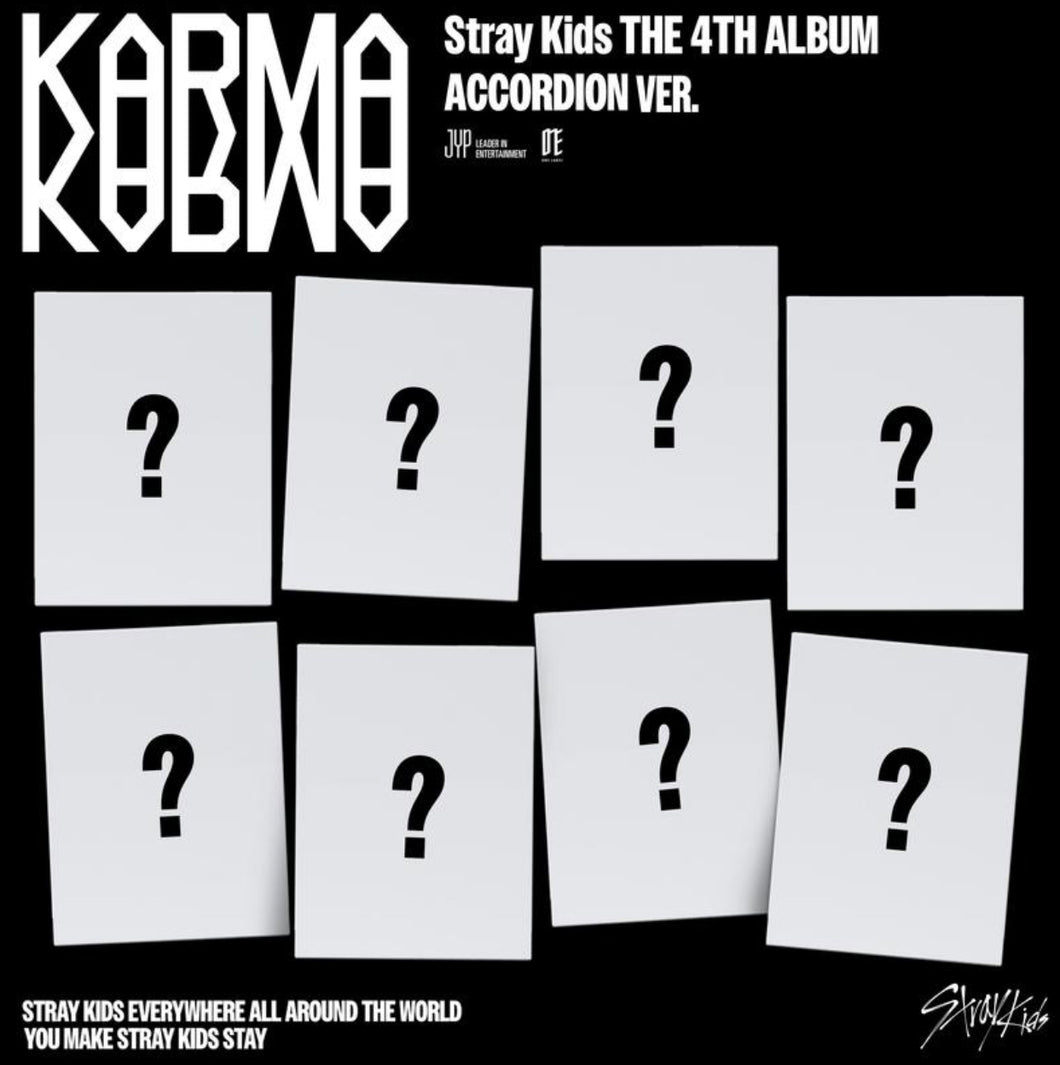 STRAY KIDS - KARMA 4th Album ACCORDION Ver