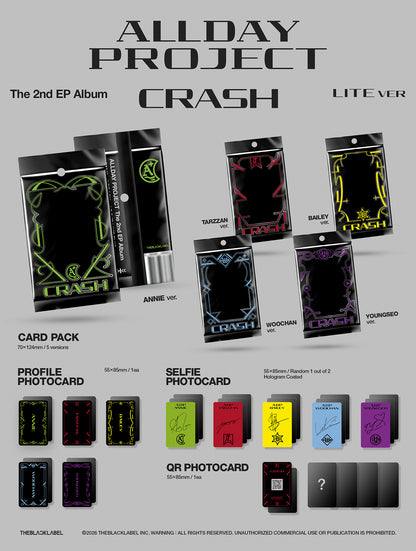 ALLDAY PROJECT - CRASH The 2nd EP Album LITE Ver