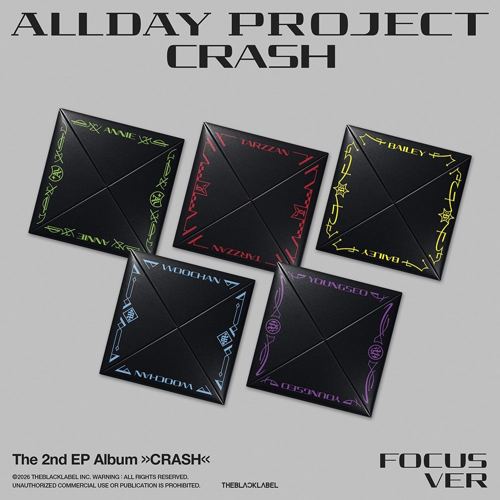 ALLDAY PROJECT - CRASH The 2nd EP Album FOCUS Ver