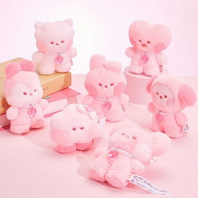 BT21 x SANFU Official Love Poem Plush S Pink Edition