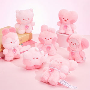 BT21 x SANFU Official Love Poem Plush S Pink Edition