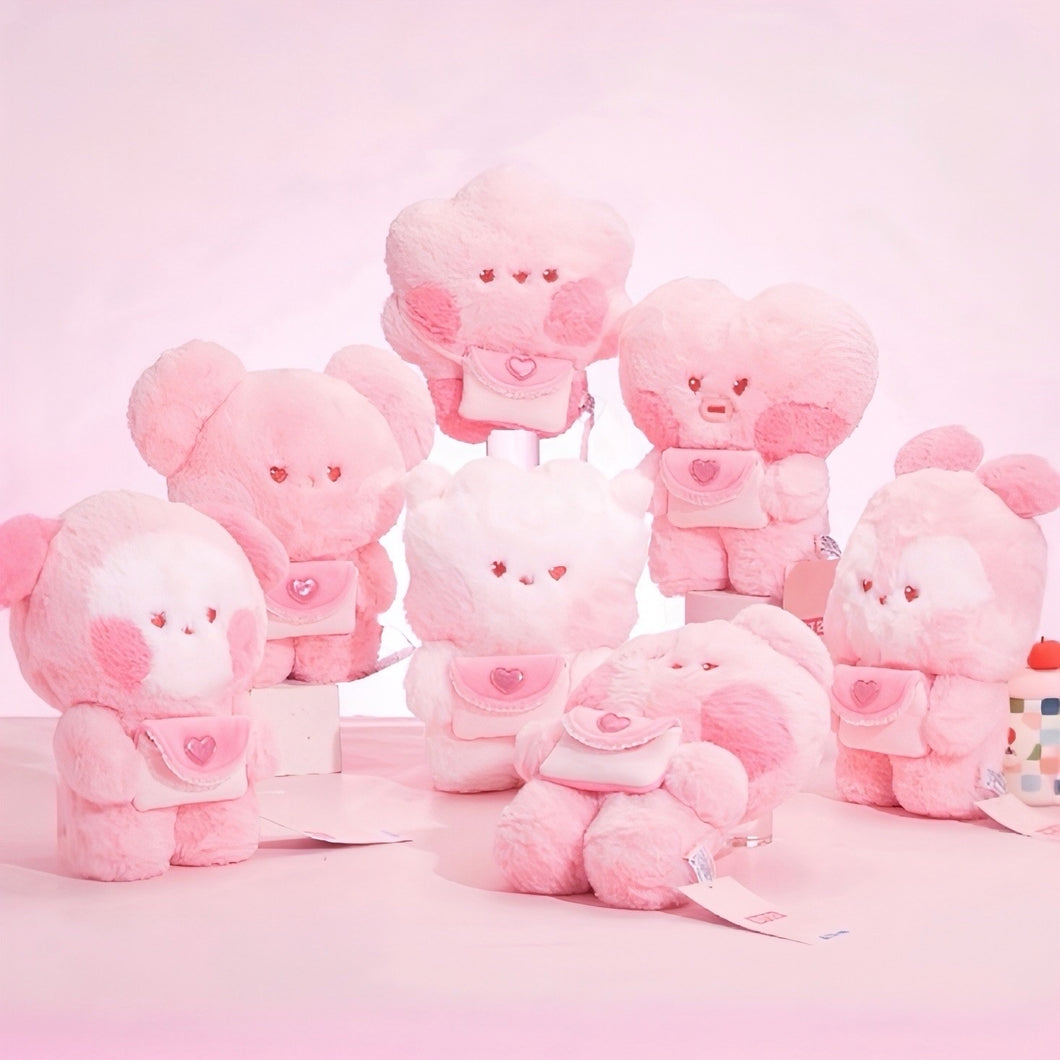 BT21 x SANFU Official Love Poem Plush L Pink Edition