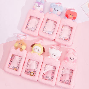 BT21 x SANFU Official Love Poem Photocard Holder Pink Edition