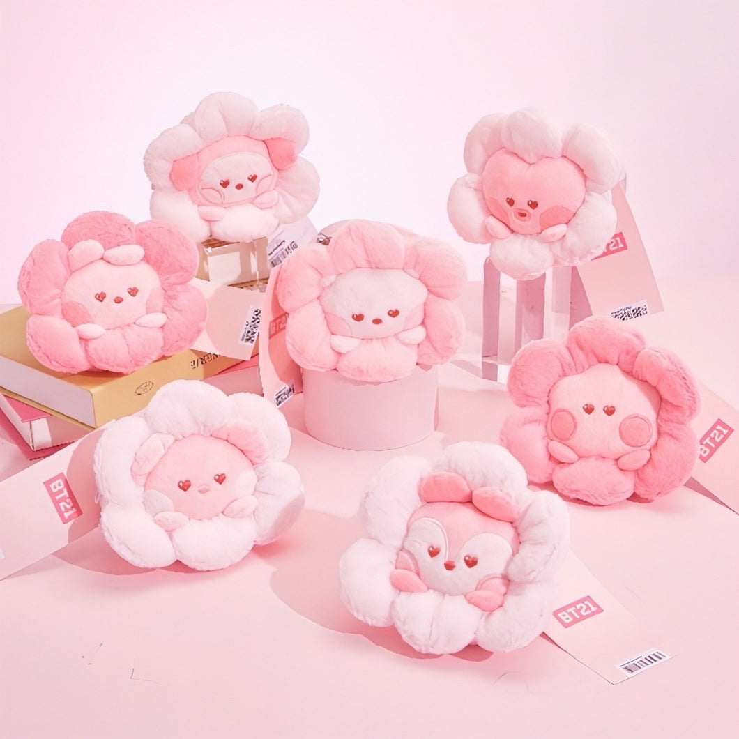 BT21 x SANFU Official Love Poem Mini Pouch Pink Edition