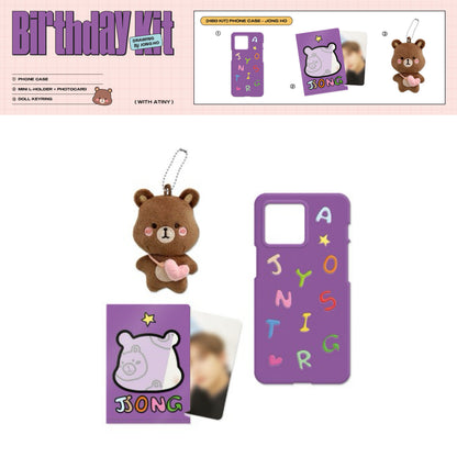 ATEEZ Official HBD KIT JONGHO Phone Case Set