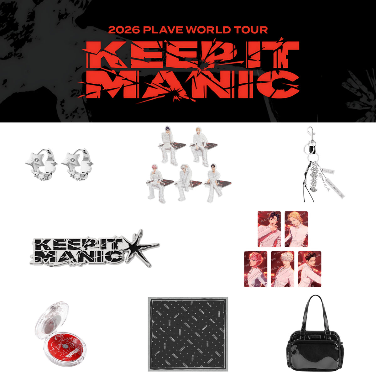 PLAVE World Tour KEEP IT MANIC in Incheon OFFICIAL MD (Pre Order MID NOVEMBER 2026)