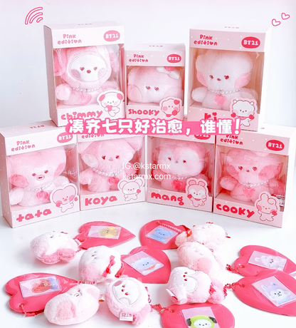 BT21 x SANFU Official Love Poem Plush L Pink Edition