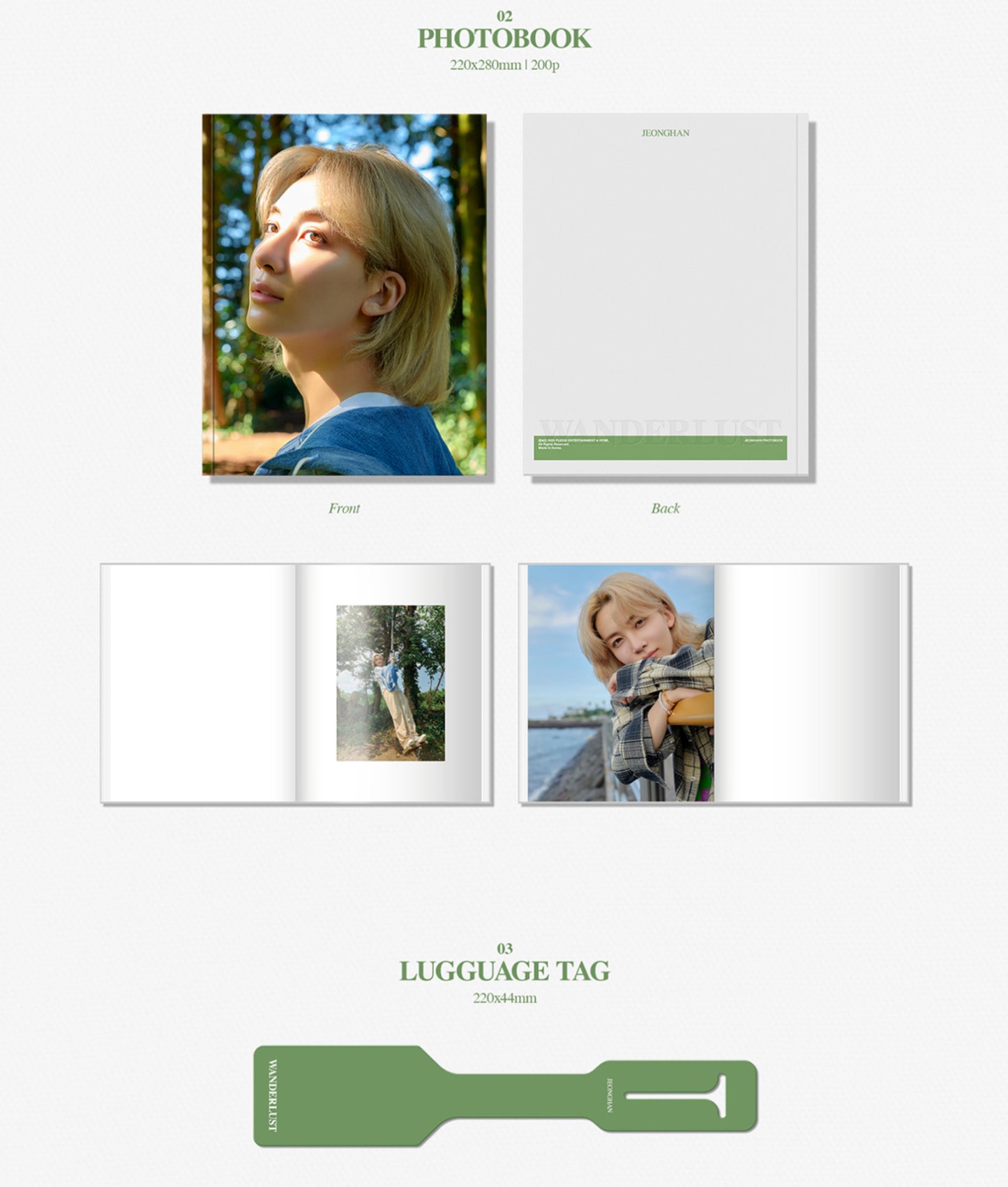 SEVENTEEN JEONGHAN - Wanderlust Photobook