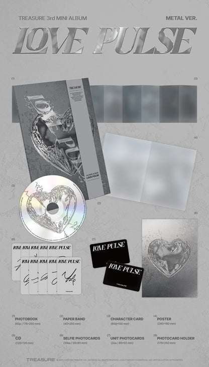 TREASURE - LOVE PULSE 3rd Mini Album
