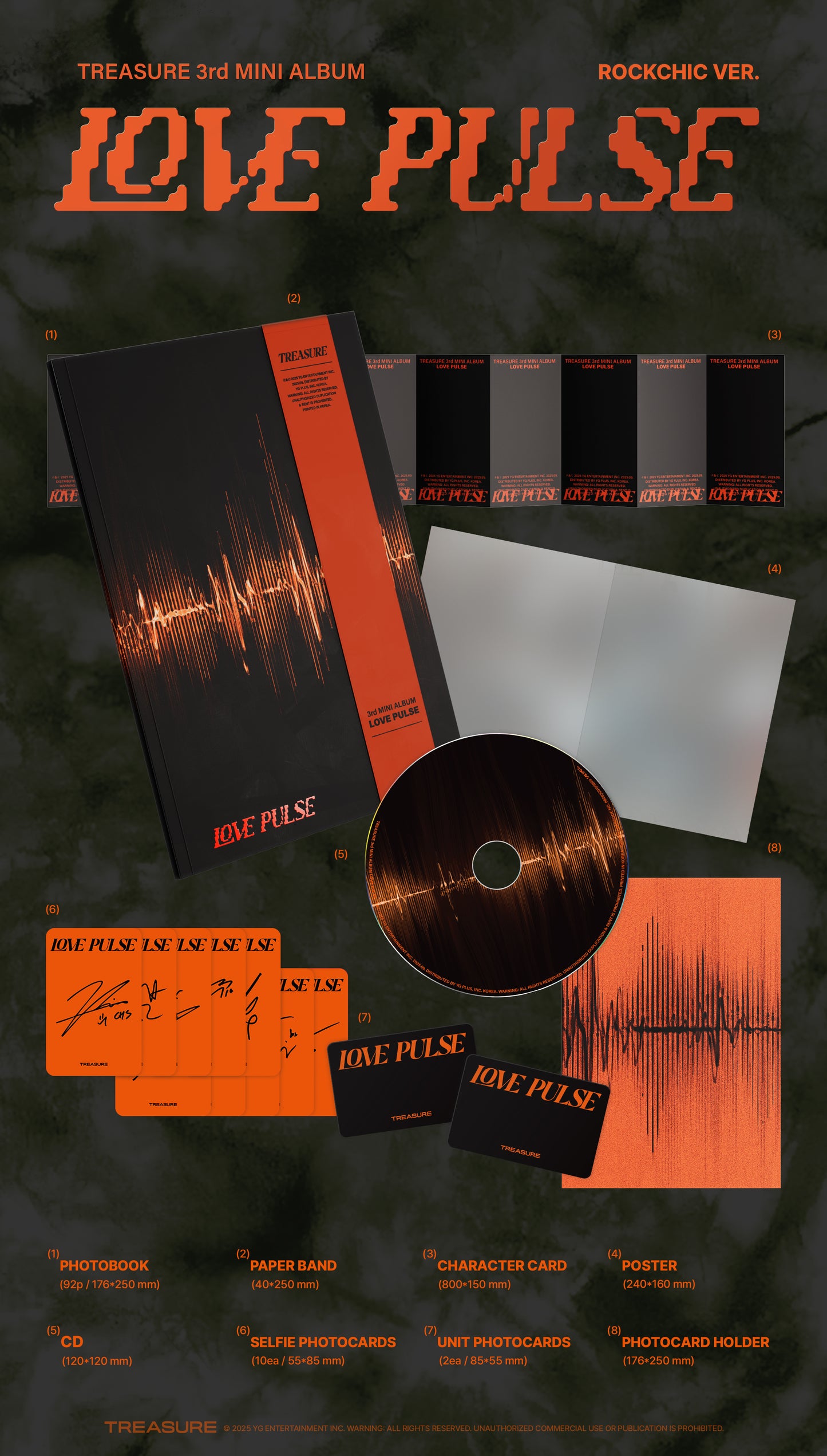 TREASURE - LOVE PULSE 3rd Mini Album
