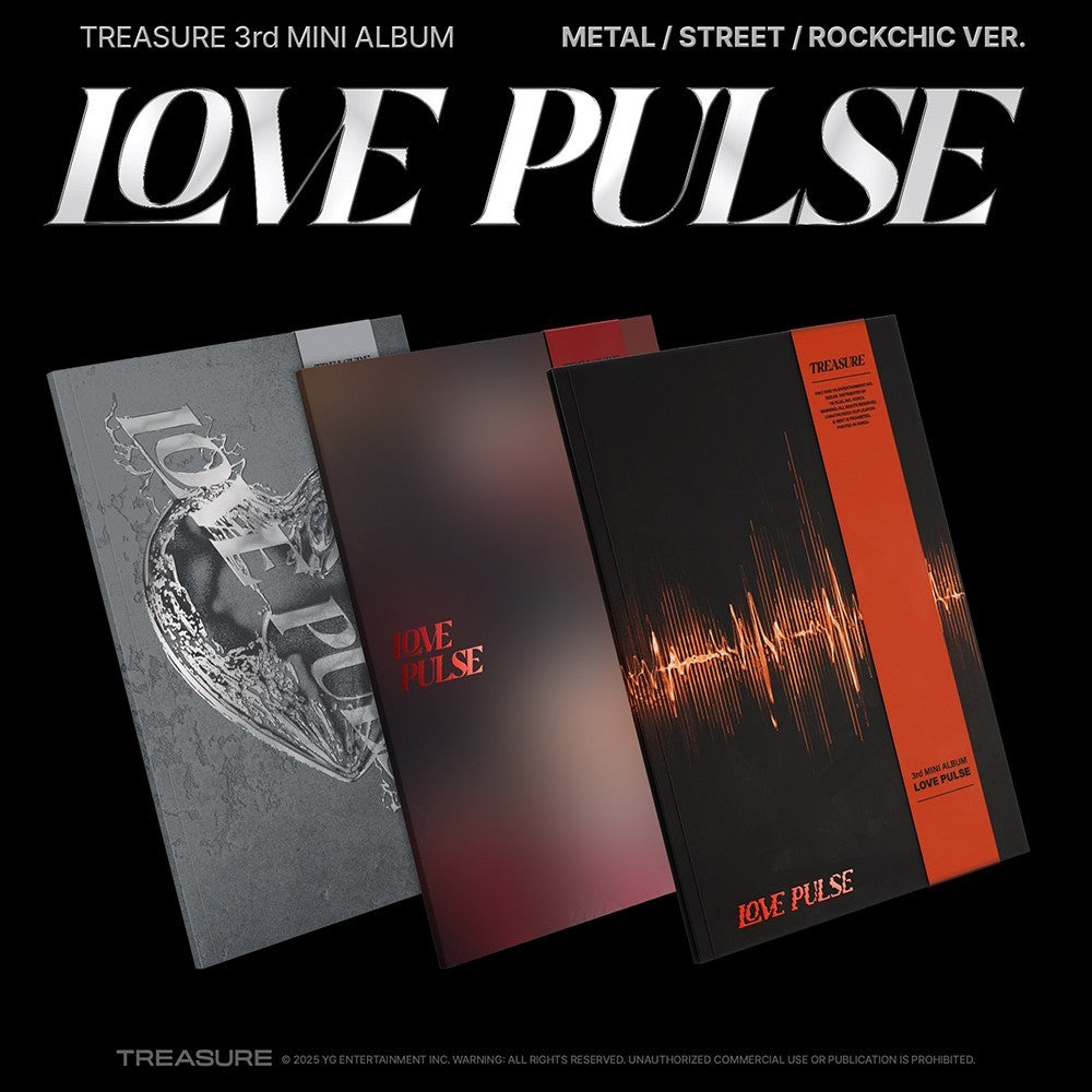 TREASURE - LOVE PULSE 3rd Mini Album