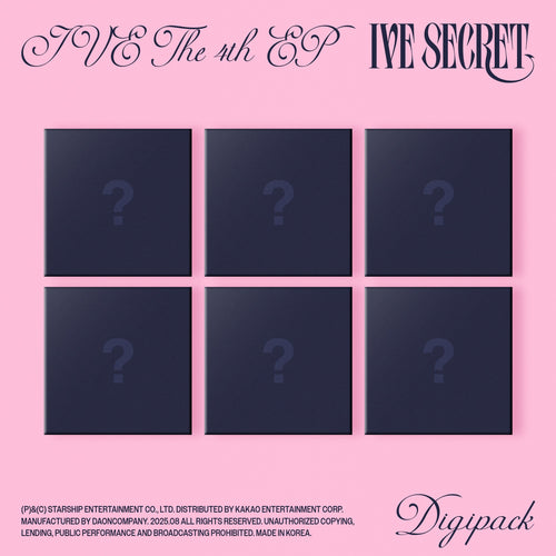 IVE - IVE SECRET 4th EP Album Digipack Ver