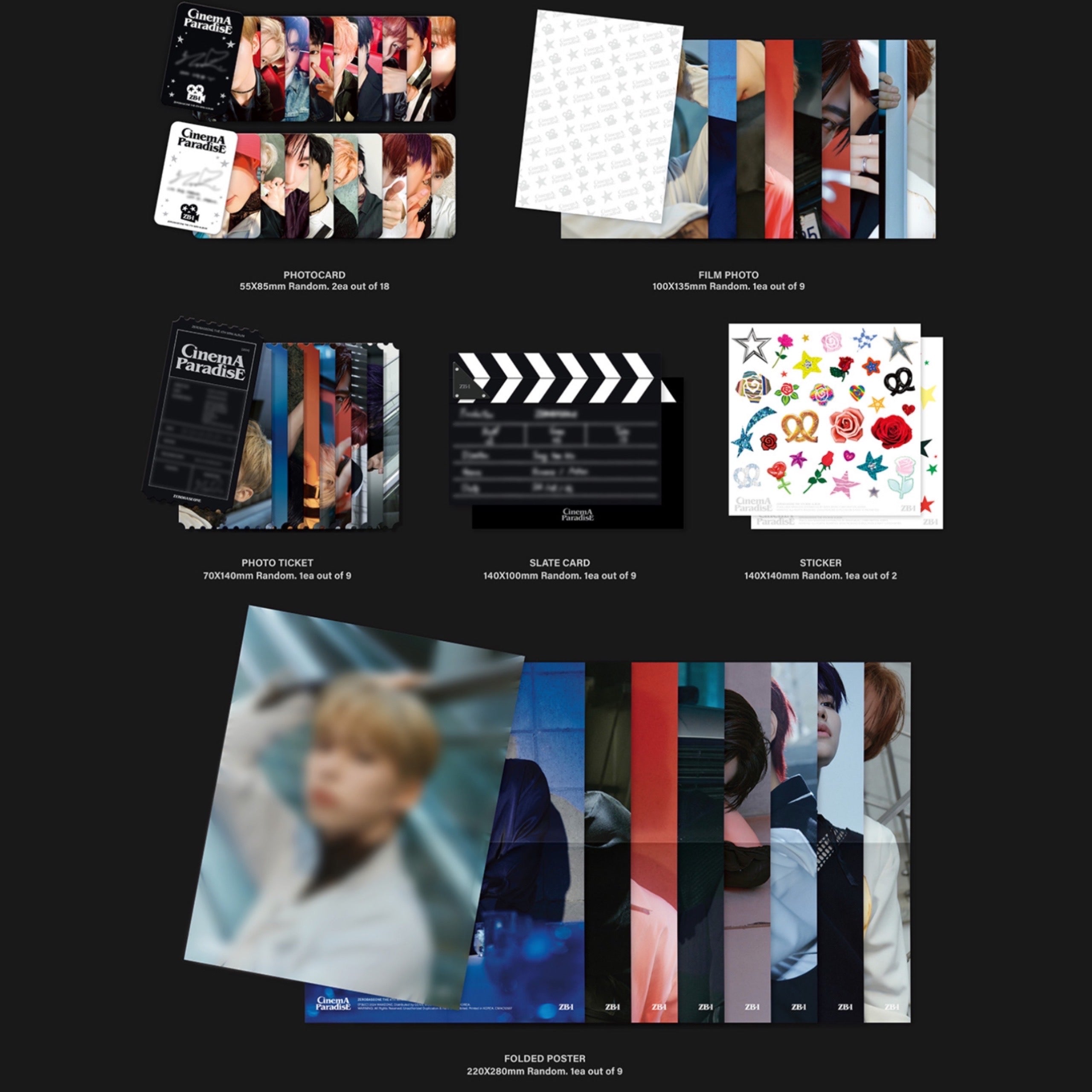 ZEROBASEONE ZB1 - Cinema Paradise Digipack Version ( You Can