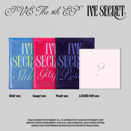 IVE - IVE SECRET 4th EP Album