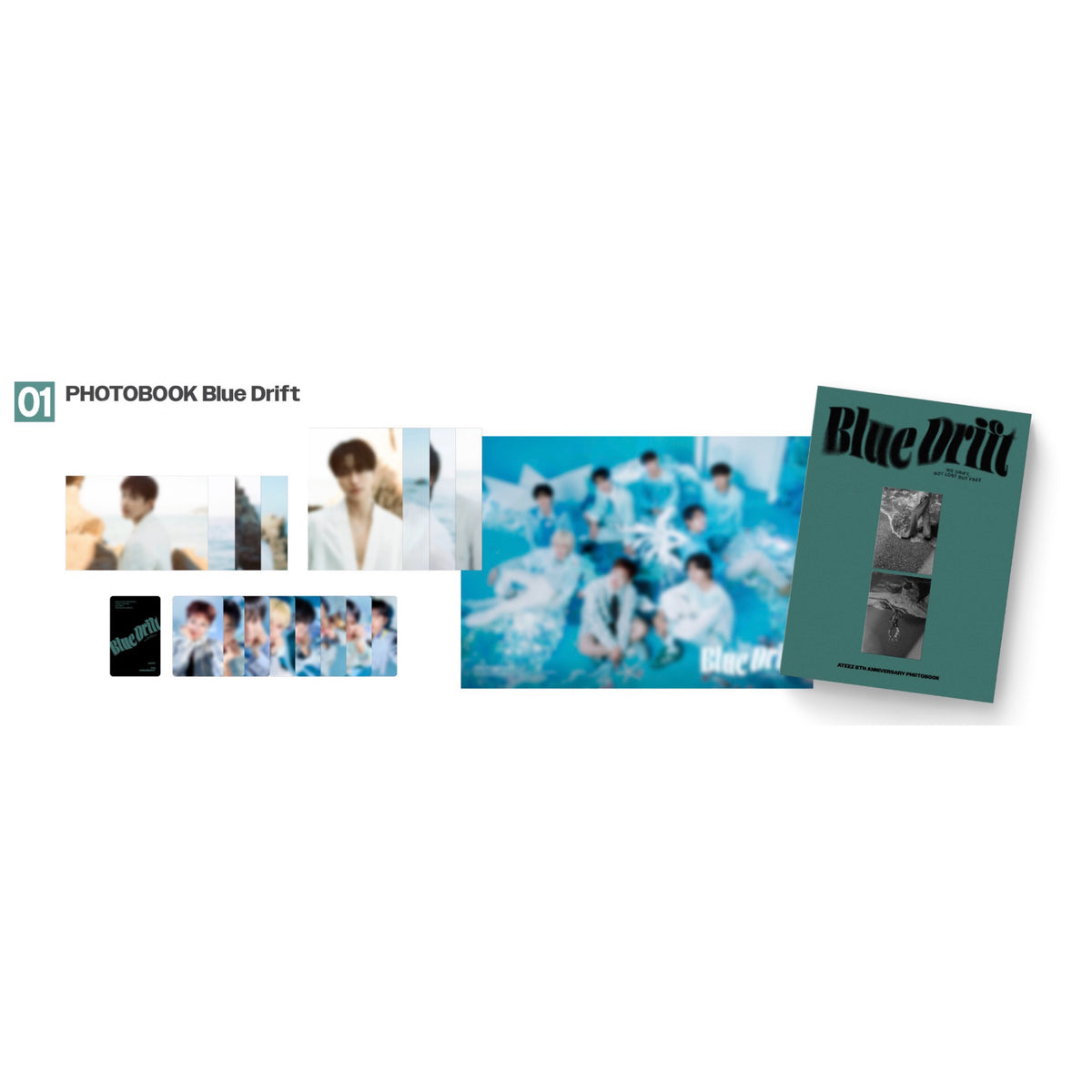 ATEEZ 8th Anniversary Exhibition BLUEDRIFT Official MD