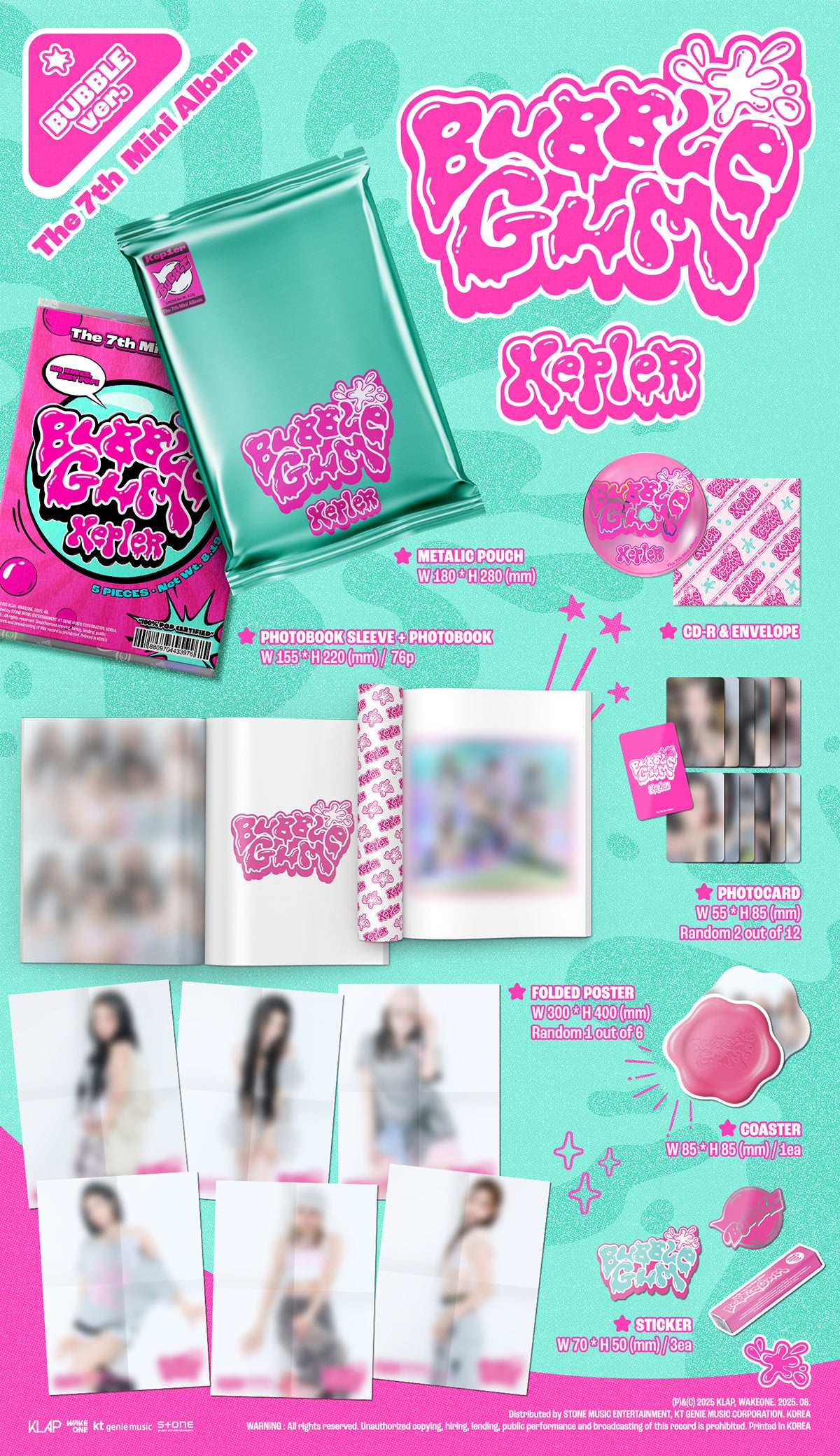 KEP1ER - BUBBLE GUM 7th Mini Album
