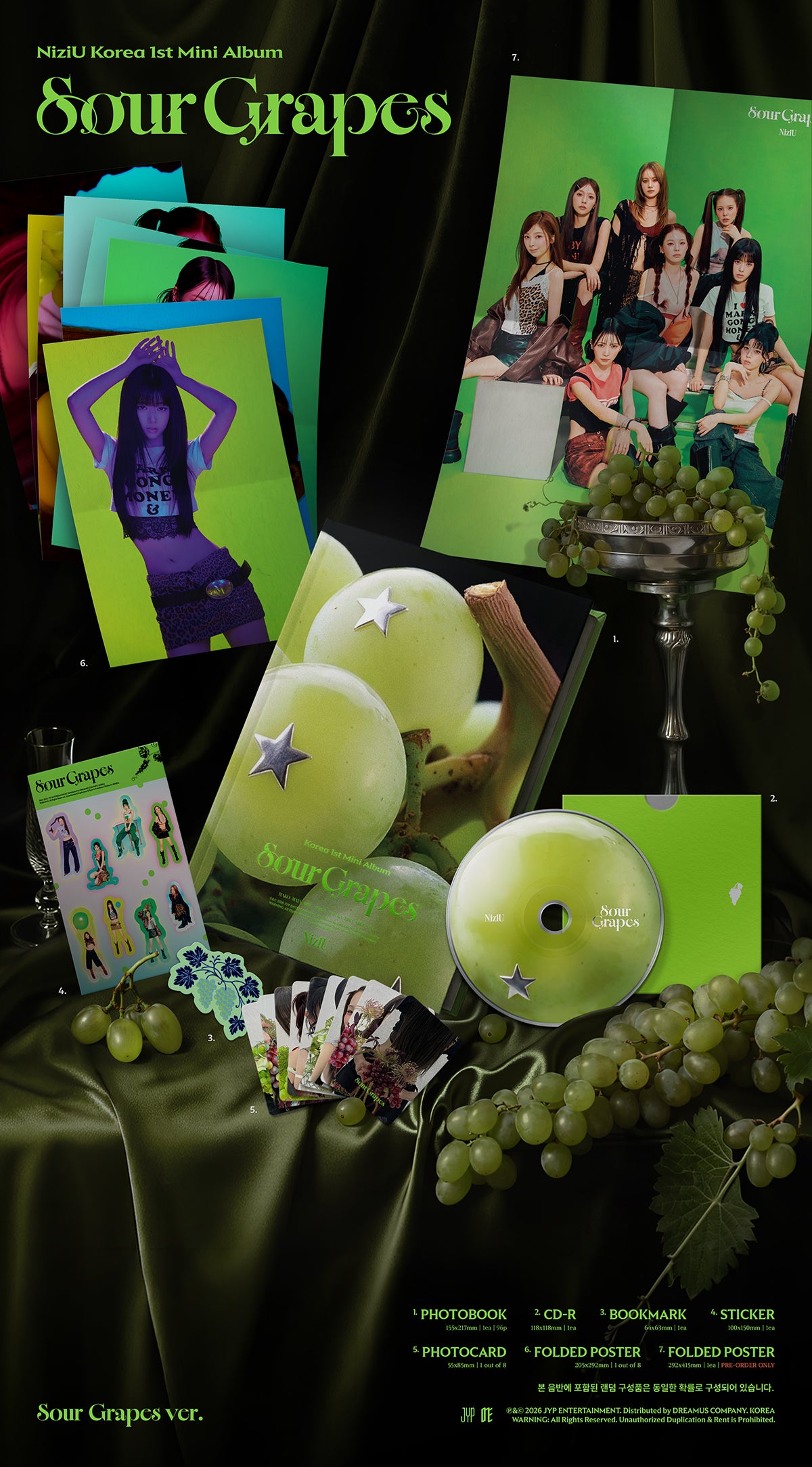 NiZiU - SOUR GRAPES 1st Mini Album