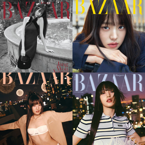 IVE JANG WONYOUNG  & G(I)DLE MINNIE - Bazaar Korea Magazine November 2023