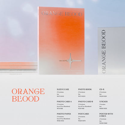 ENHYPEN - ORANGE BLOOD 5th Mini Album (You Can Choose Version)