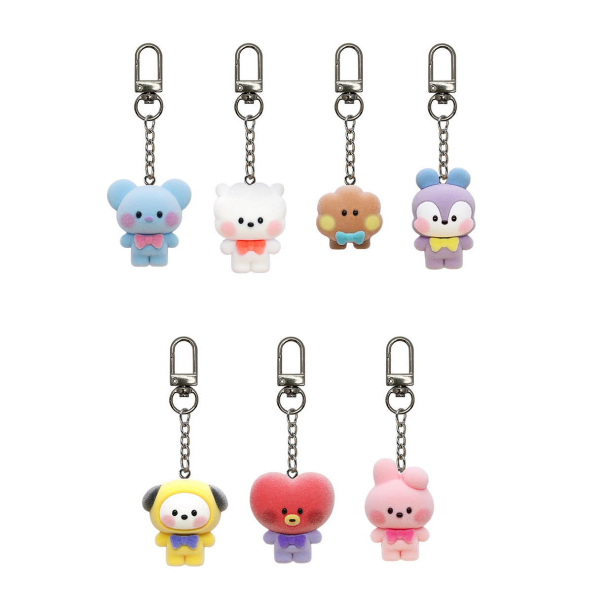 BT21 Official BOW TIE Figure Keyring