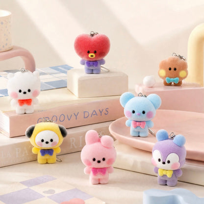 BT21 Official BOW TIE Figure Keyring