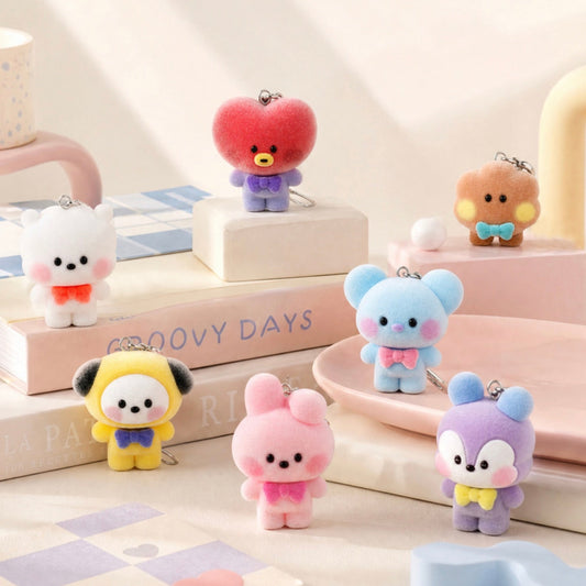 BT21 Official BOW TIE Figure Keyring
