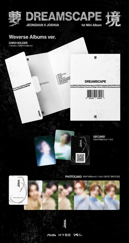 SEVENTEEN JEONGHAN x JOSHUA - DREAMSCAPE 1st Mini Album WEVERSE Ver