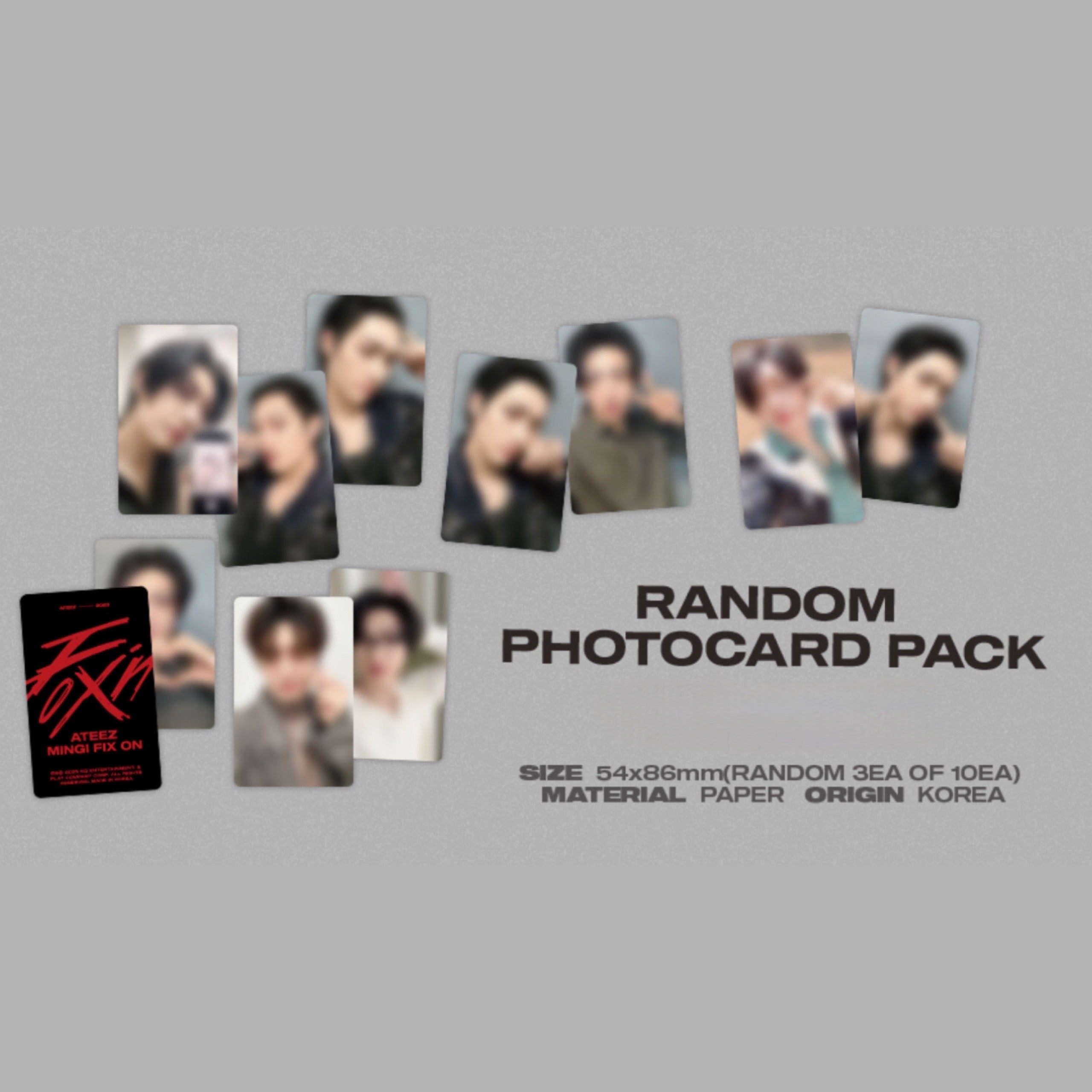 ATEEZ MINGI - FIX ON HBD POP-UP Official MD (Pre-Order NOVEMBER