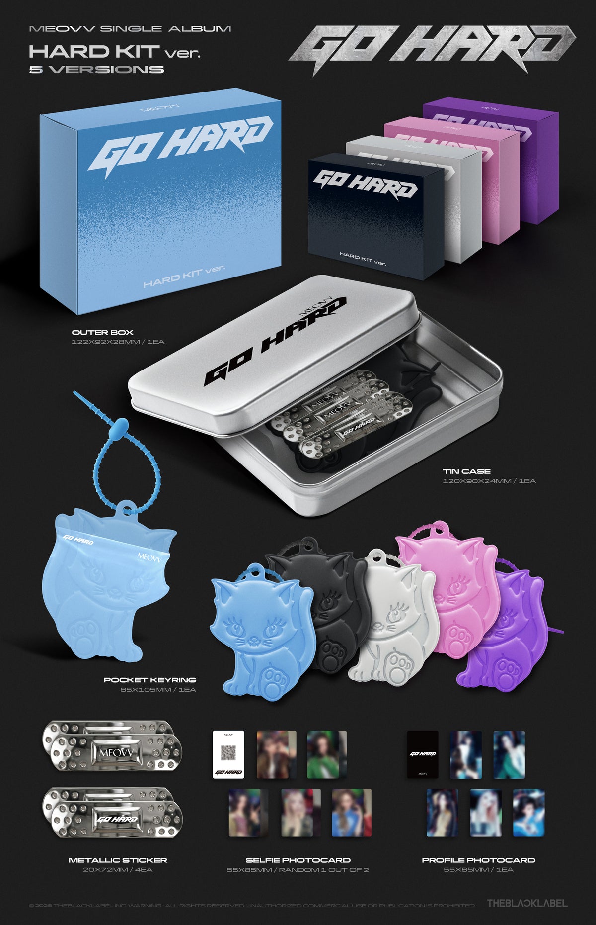 MEOVV - GO HARD 4th Single Album HARD KIT Ver