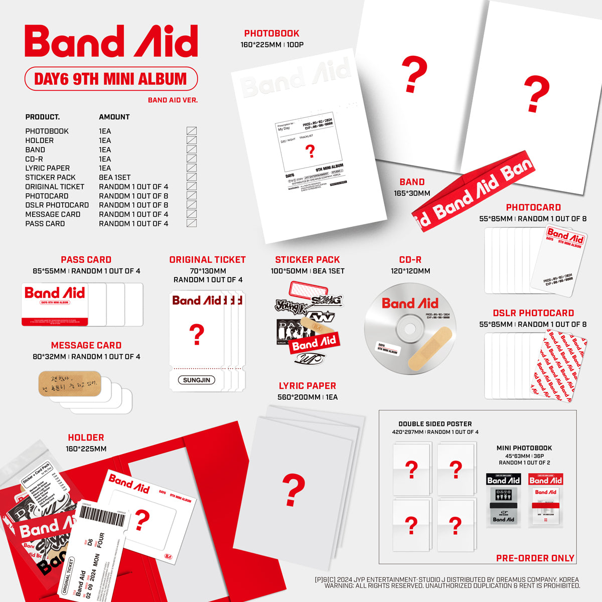 DAY6 Band Aid 9th Mini Album K STAR day6-band-aid-9th-mini-album-k-star