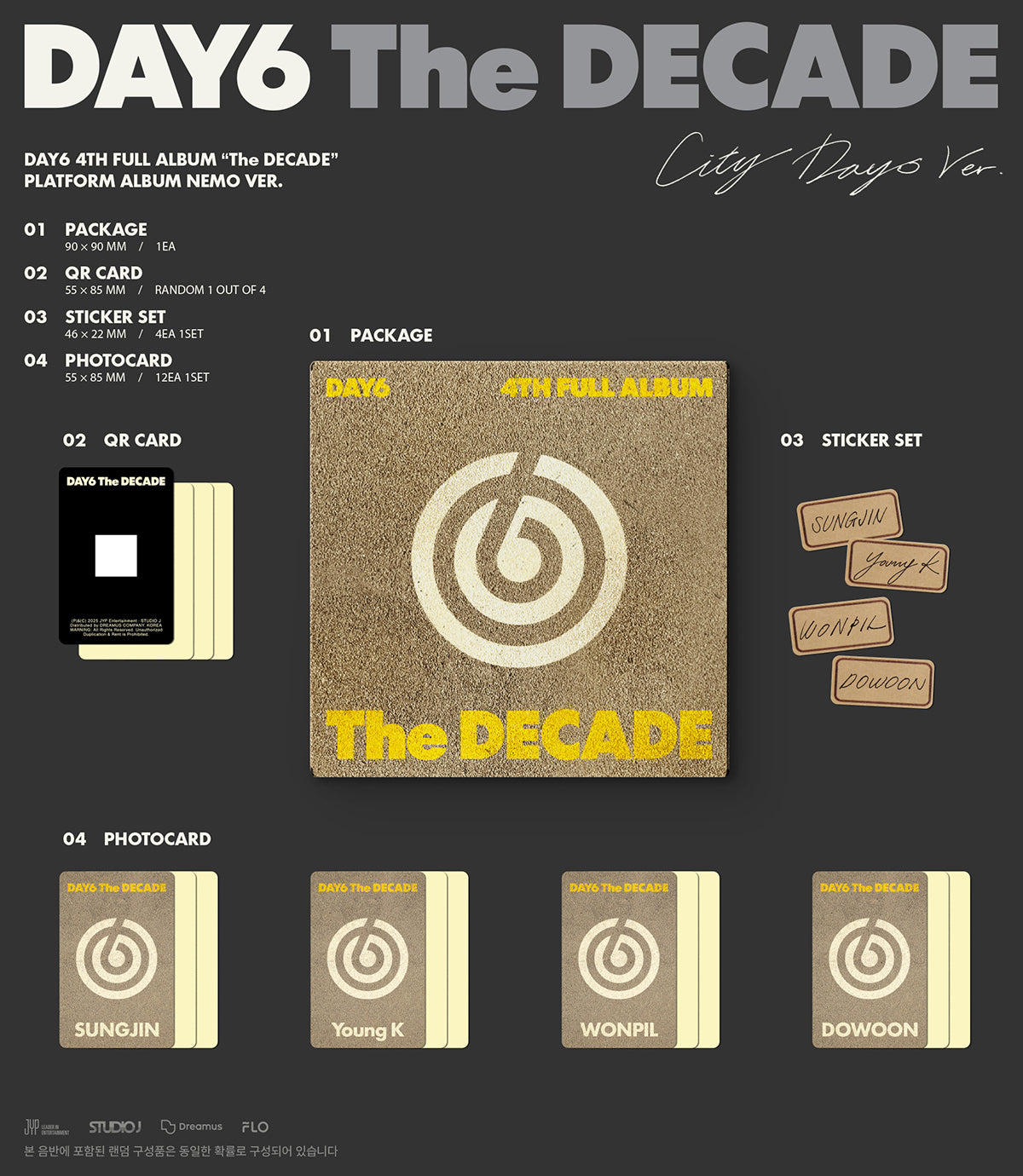 DAY6 - THE DECADE 4th Full Album PLATFORM NEMO Ver