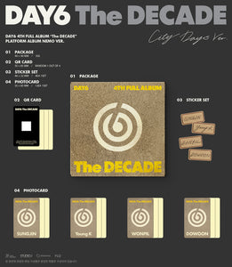 DAY6 - THE DECADE 4th Full Album PLATFORM NEMO Ver