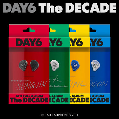 DAY6 - THE DECADE 4th Full Album IN-EAR EARPHONES Ver