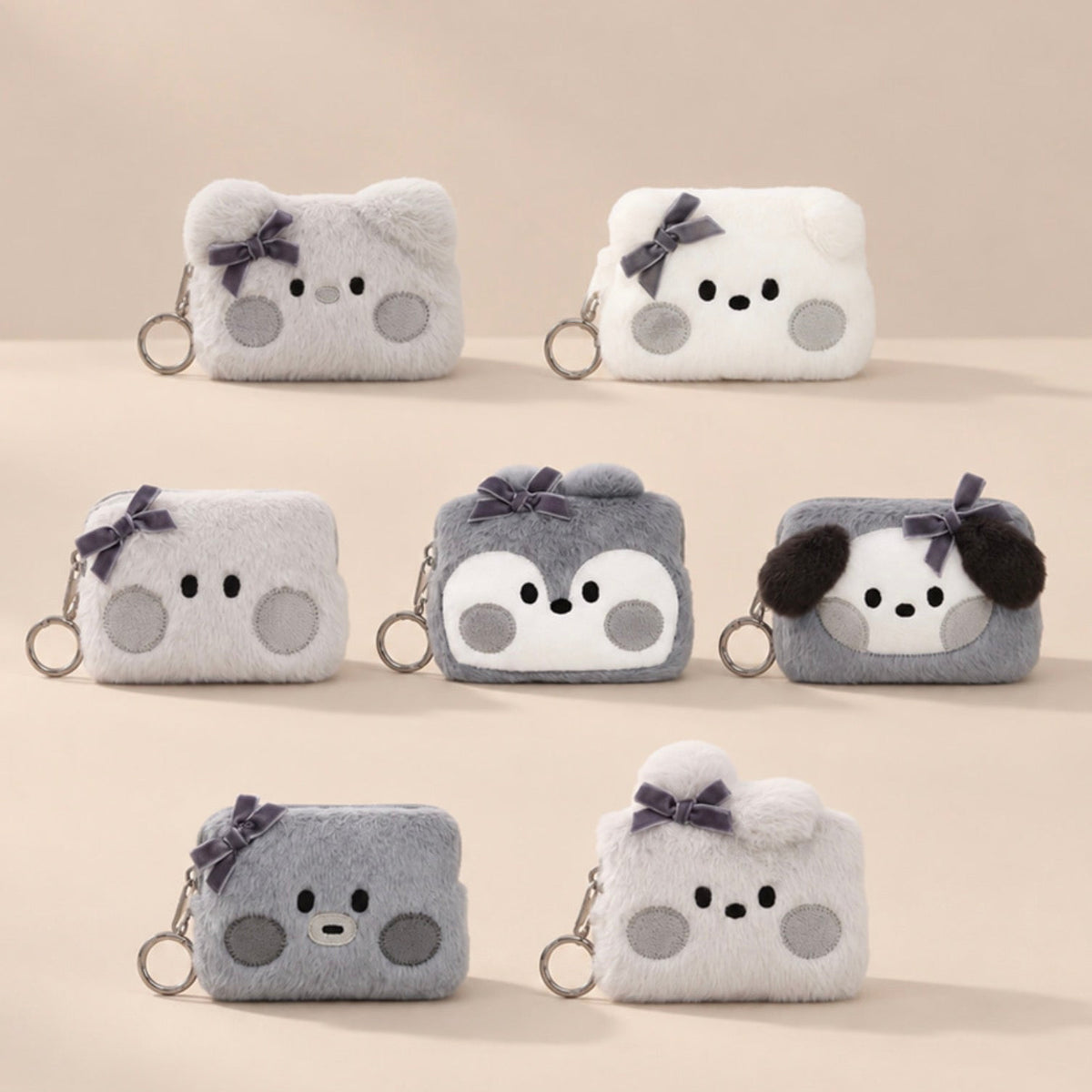 BT21 Official MONOTONE Pouch