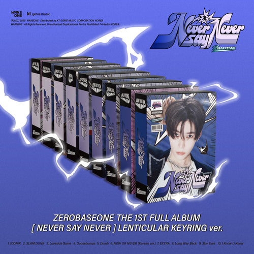 ZEROBASEONE ZB1 - NEVER SAY NEVER Lenticular Keyring Ver