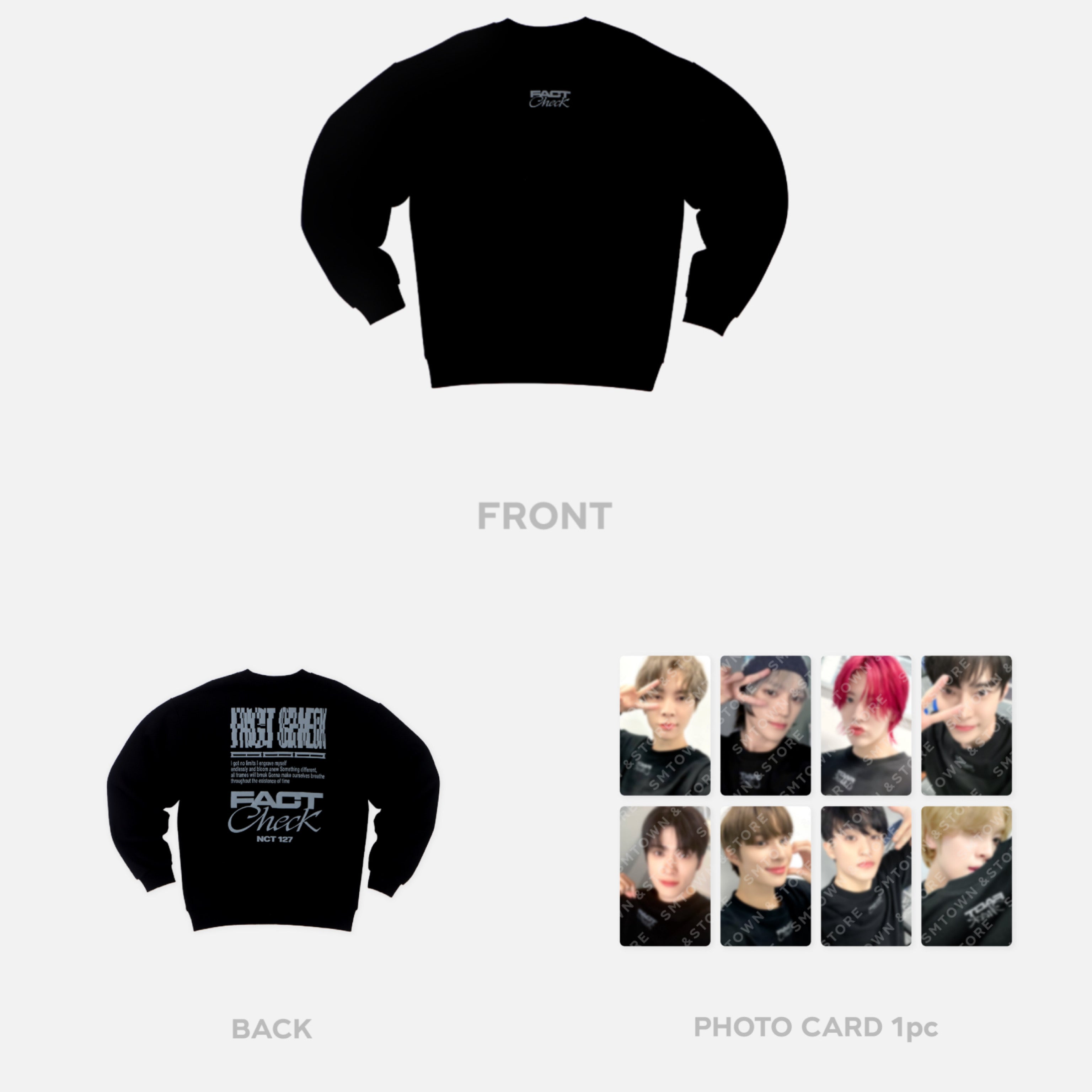 NCT127 FactCheck MD スウェット NCT 127 FACT CHECK Official MD – K-STAR