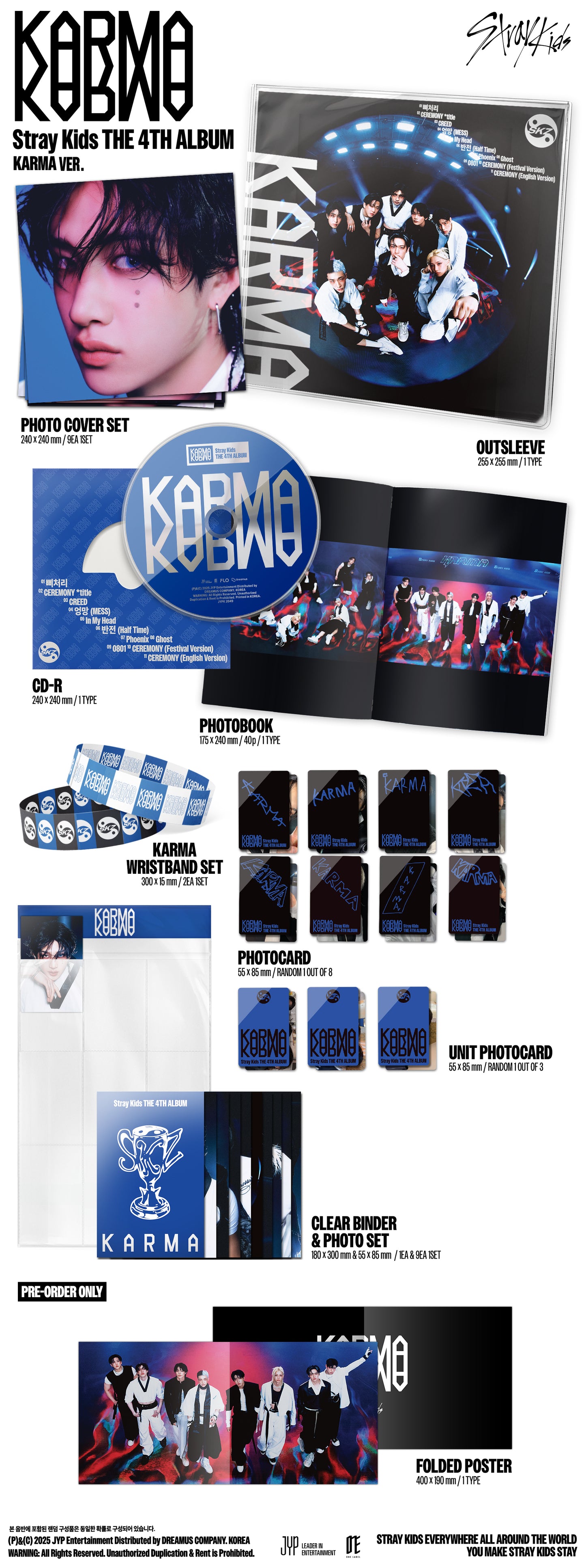 STRAY KIDS - KARMA 4th Album LIMITED Ver