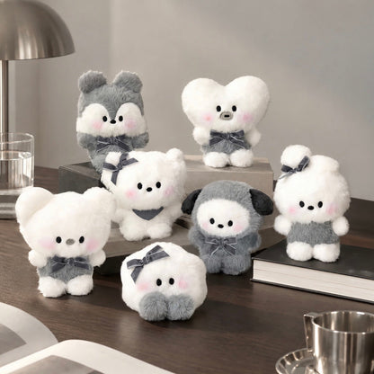 BT21 Official MONOTONE Doll Keyring